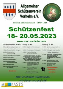 Schützenfest 2023 | Programm und Festfolge