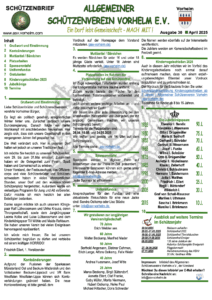 Schützenbrief Nr. 30 - April 2025