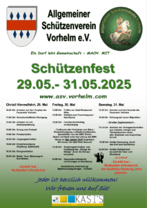 Plakat Schützenfest 2025