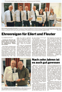 Ehrenreigen für Eilert und Fleuter